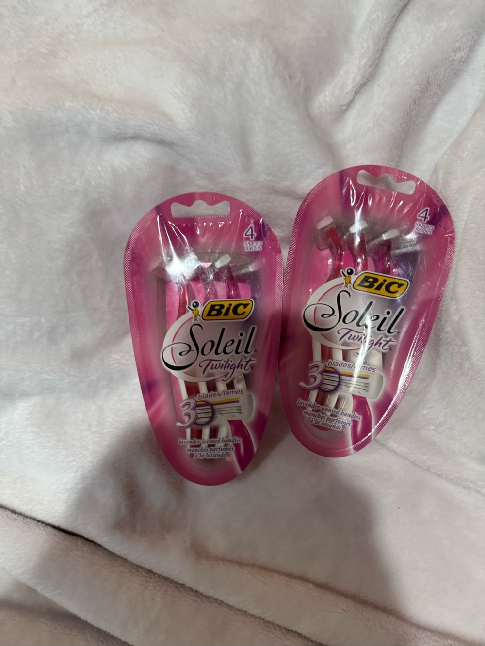 BicSoleil Twilight Women's Disposable Razors - Pink (6 Count) - Bundle